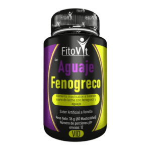 FitoVit Fenogreco & Aguaje – 60 Masticables